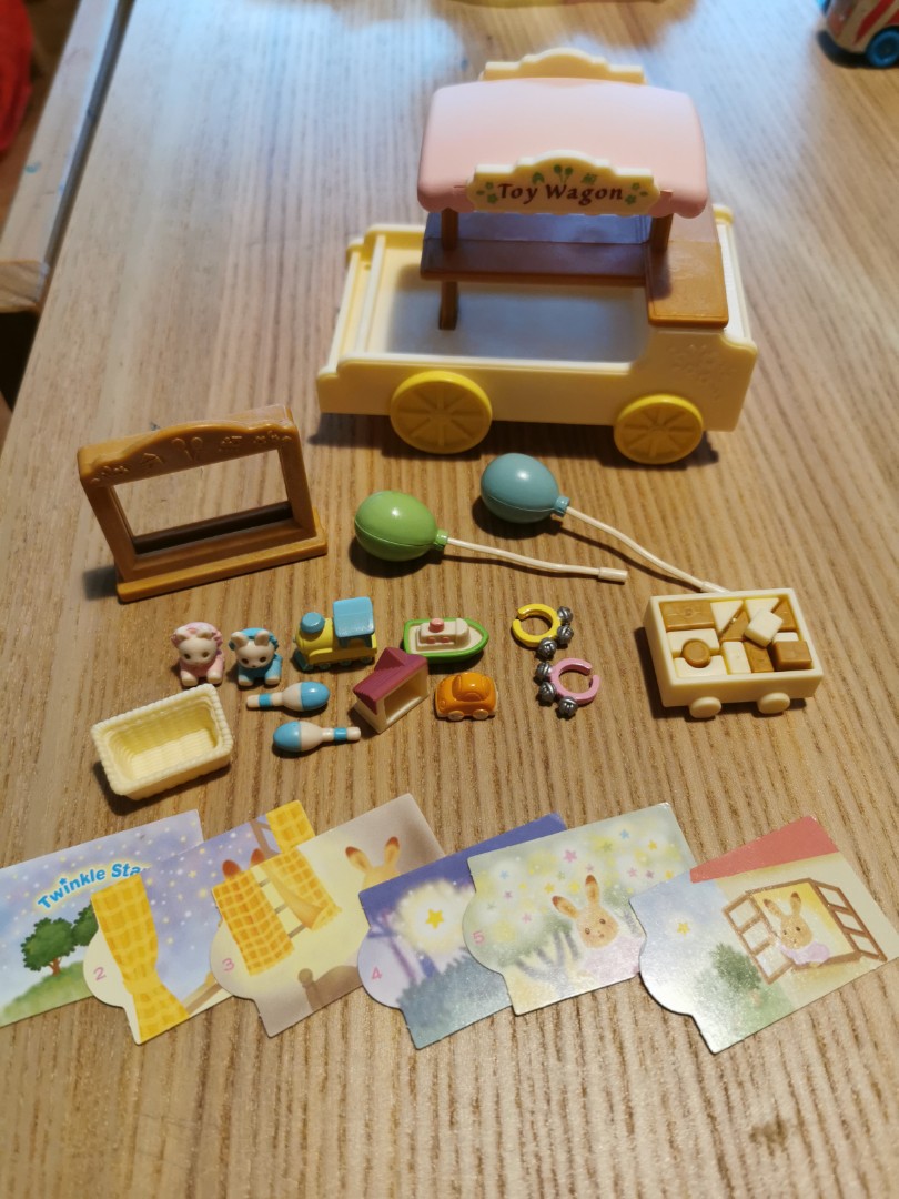 Sylvanian toy wagon, Hobbies & Toys, Toys & Games on Carousell