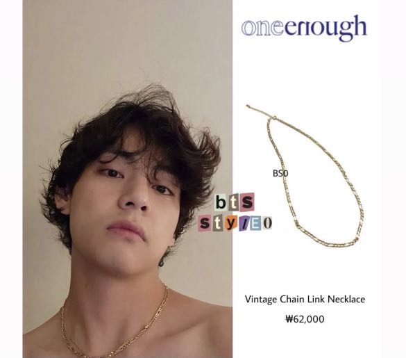 Taehyung necklace hot sale