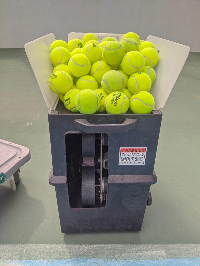 Tennis Ball Machine (with Topspin, Flat, Speed, Height, Oscillation