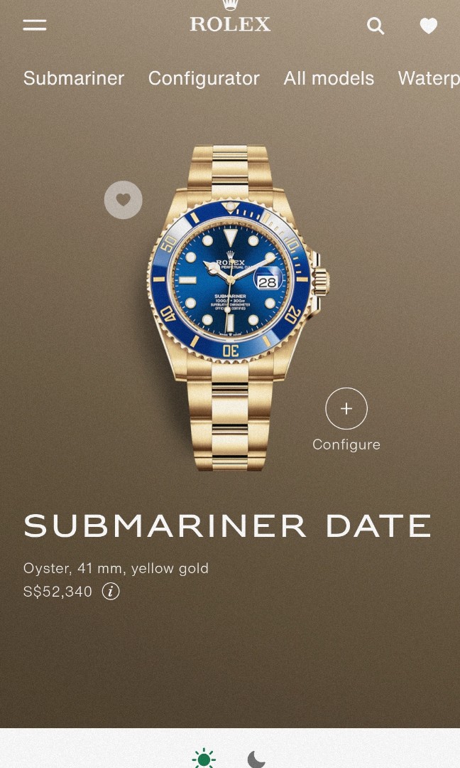 ROLEX SUBMARINER YELLOW GOLD ROYAL BLUE 
