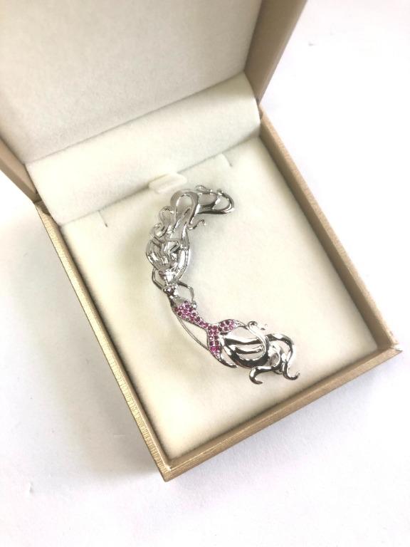 THERESA RUBY MERMAID EAR CUFF 2022 044 FANTASY JEWELLERY LADIES EARCUFF RED GEMSTONE SILVER WHITE GOLD STATEMENT JEWELRY BESPOKE CUSTOMISED