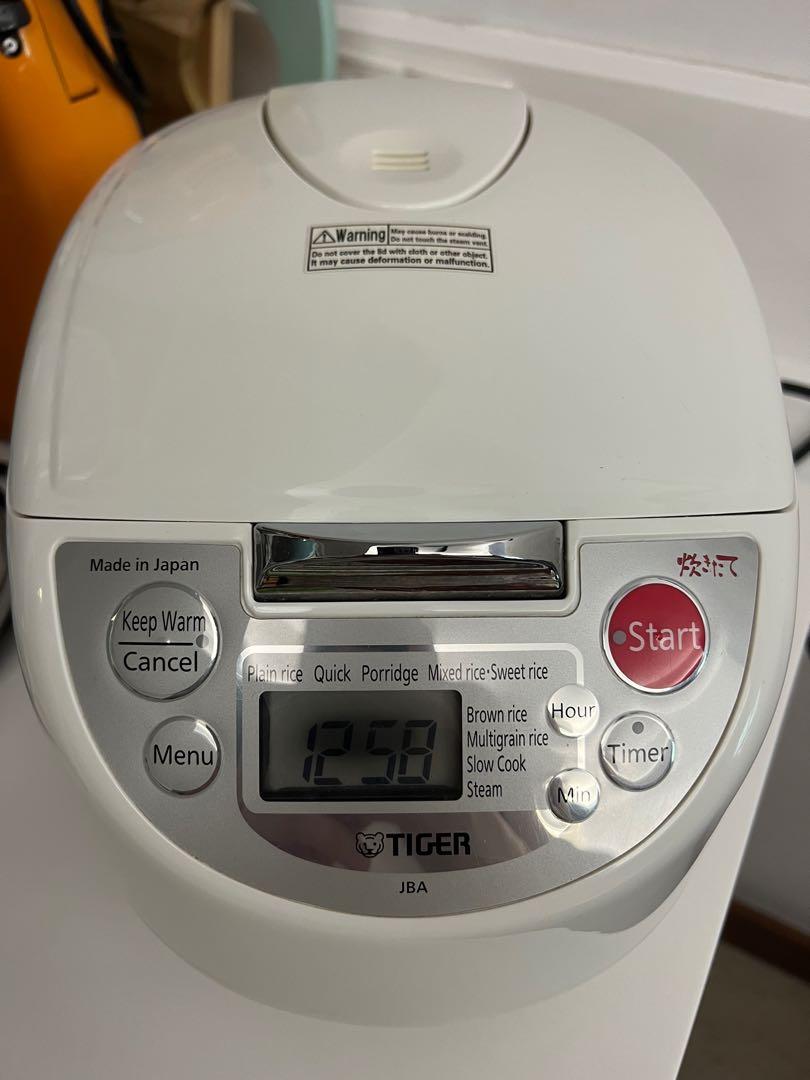 Tiger JBA rice cooker, TV & Home Appliances, Kitchen Appliances