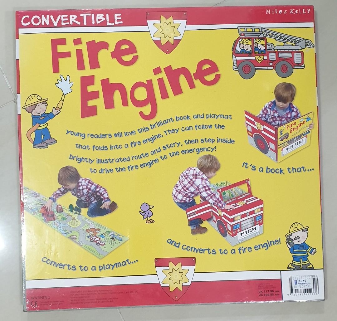 Toy Cardboard Fire Engine, Hobbies & Toys, Books & Magazines, Children