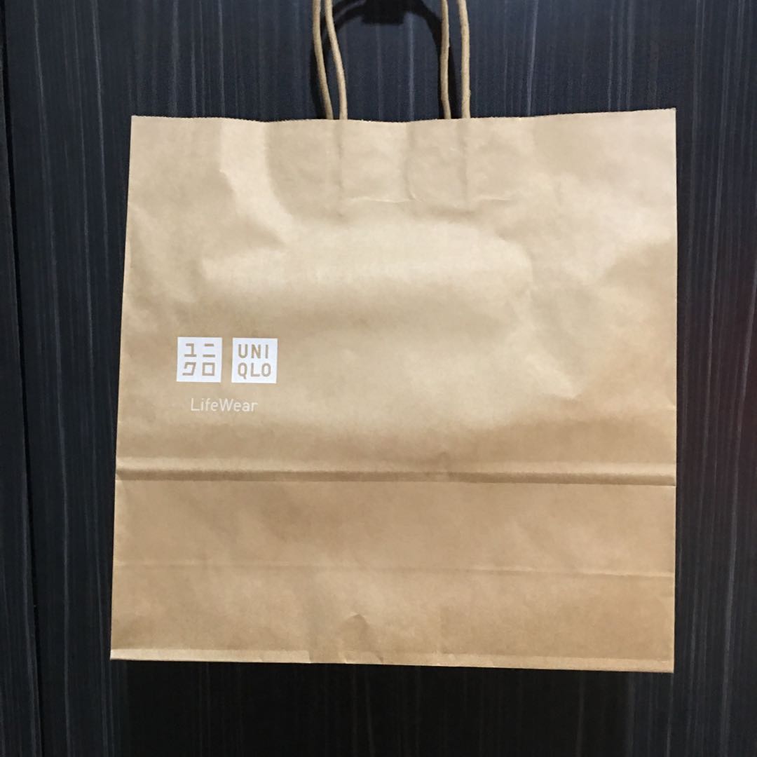 Uniqlo Paper Bag, Women's Fashion, Tops, Others Tops on Carousell