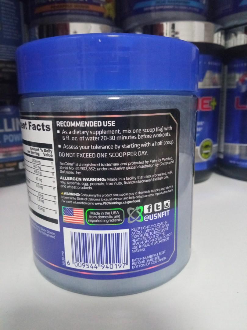 USN 3XT Pre workout 30s, Health & Nutrition, Health Supplements, Sports & Fitness Nutrition on