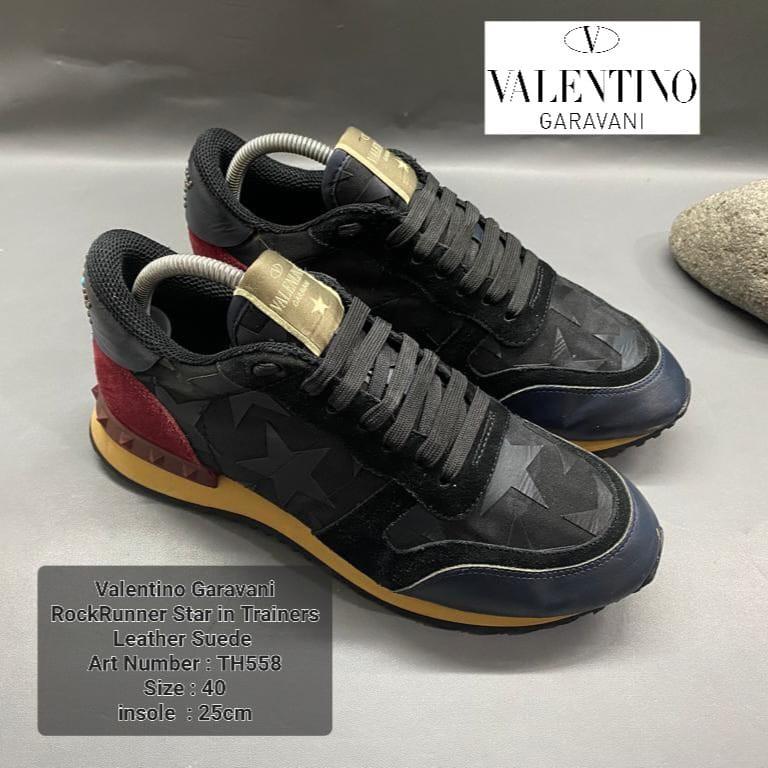 valentino trainers black and grey