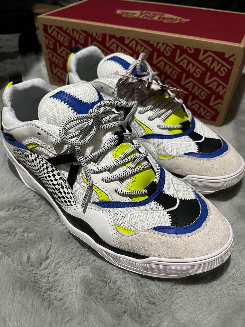Vans varix wc distort check Men s Fashion Footwear Sneakers on Carousell
