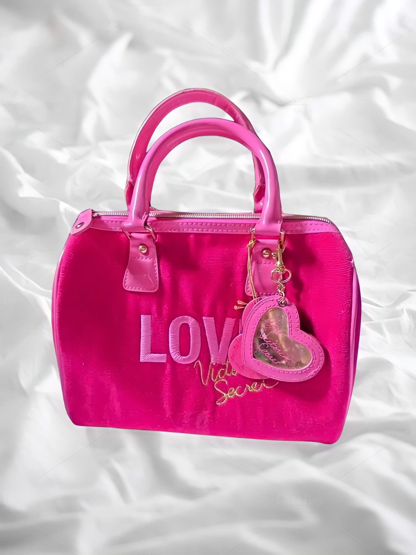 Victoria's Secret Velvet Velour y2k Vintage Pink Mini Handbag Doctor's Bag,  Women's Fashion, Bags & Wallets, Shoulder Bags on Carousell