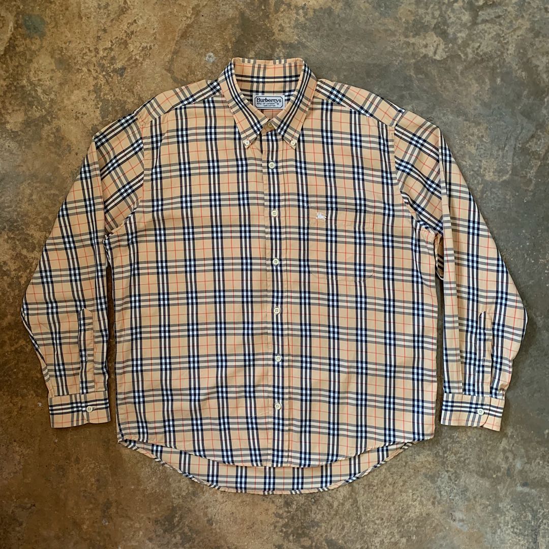 Burberry nova check shirt vintage hot sale