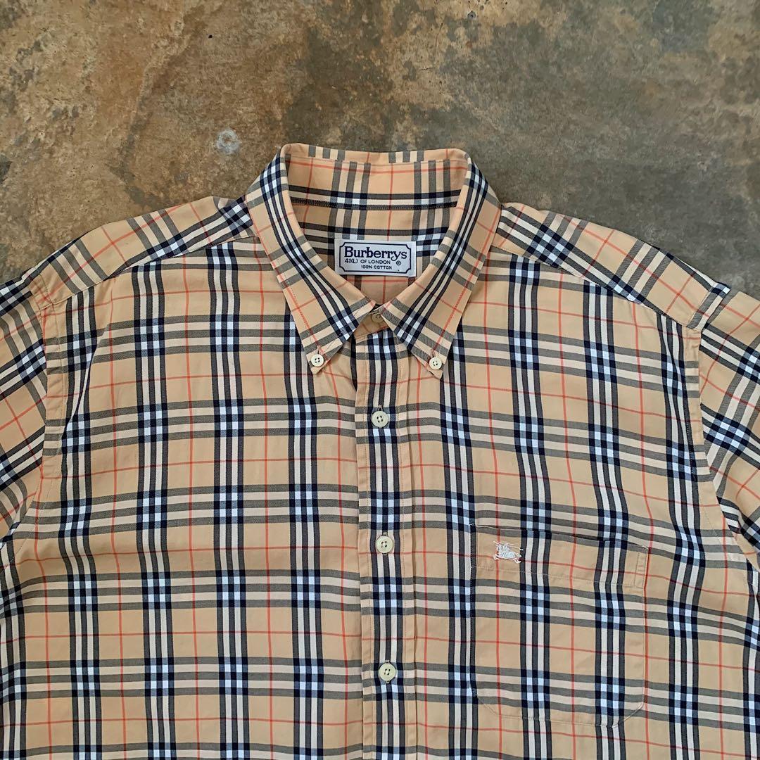 Vintage burberry sale check shirt