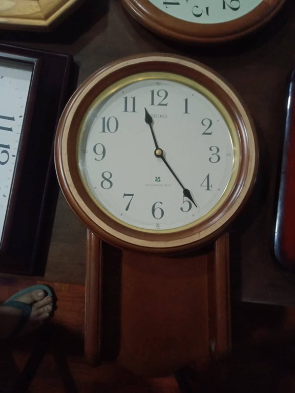 Vintage Seiko Clock for Sale, Furniture & Home Living, Home Decor