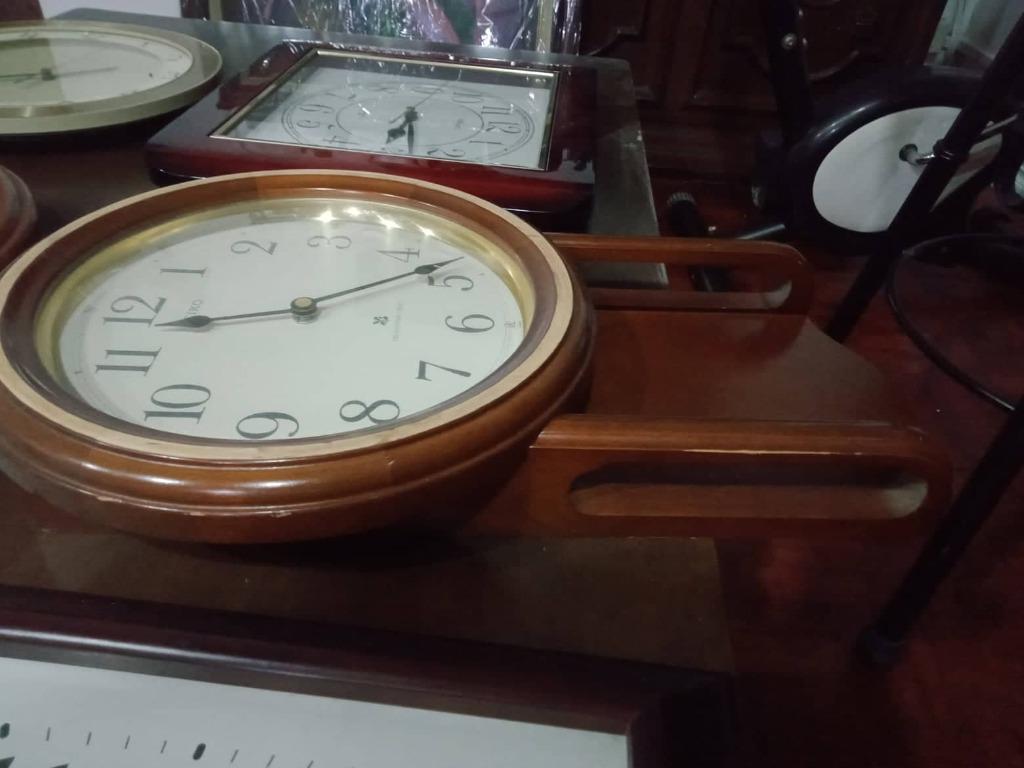 Vintage Seiko Clock for Sale, Furniture & Home Living, Home Decor