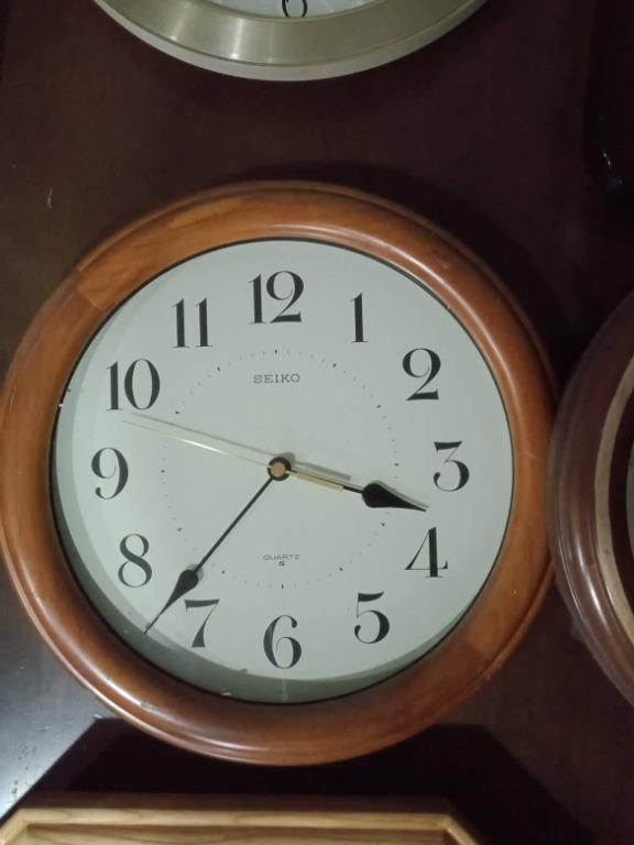 Vintage Seiko Clock For Sale, Furniture & Home Living, Home Decor