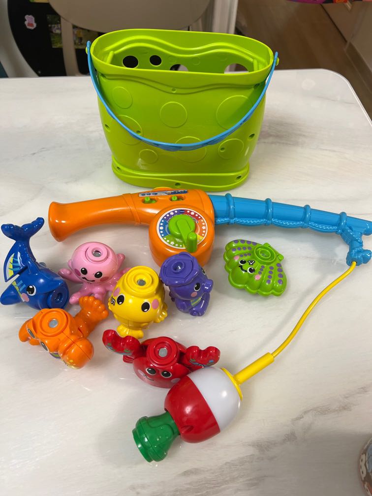 Vtech Jiggle and Giggle Fishing Set, 兒童＆孕婦用品, 嬰兒玩具- Carousell