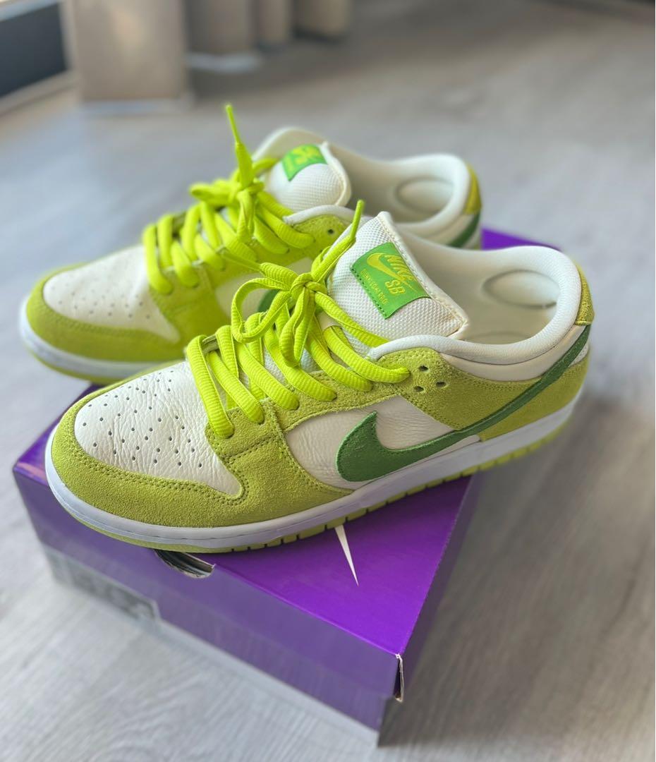 Wore few hours Only) Nike SB dunk Low Pro Apple Green US10