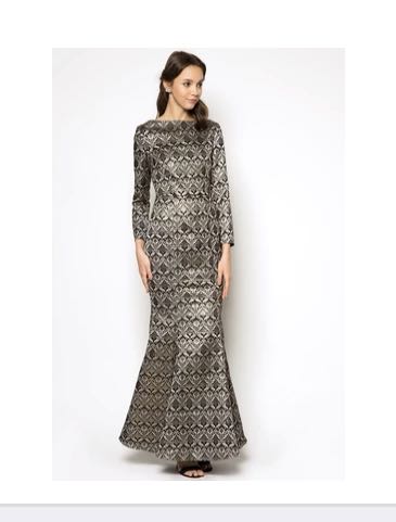 zalia jacquard mermaid dress Zalia Jacquard Mermaid Dress, Women's Fashion, Muslimah Fashion, Dresses on  Carousell