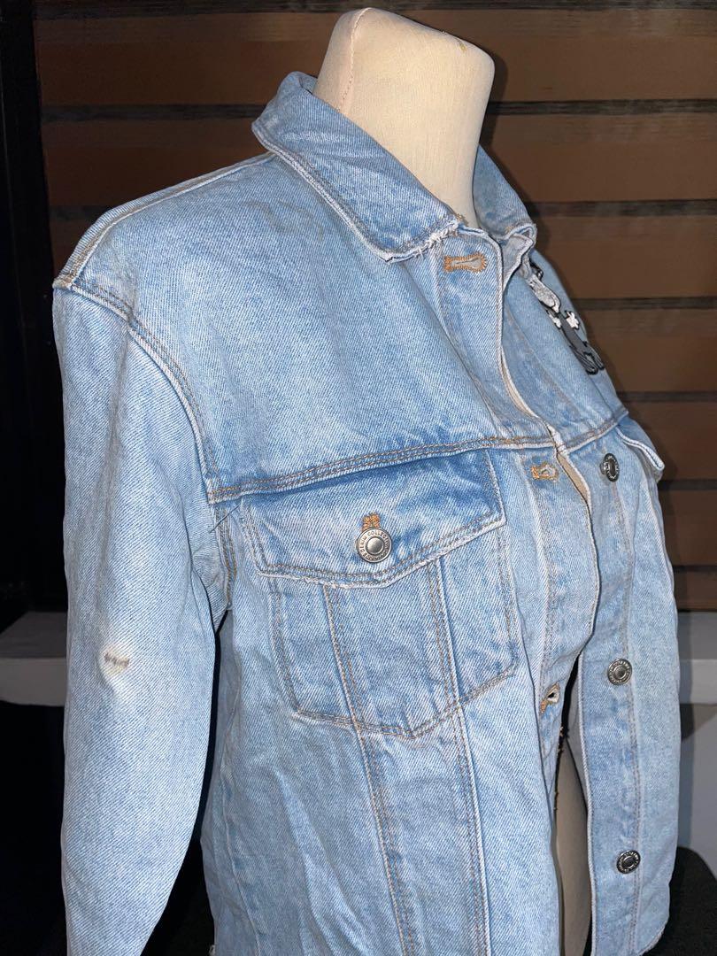 Zara Denim Jacket Peanuts (Snoopy Collection), Women's Fashion, Coats