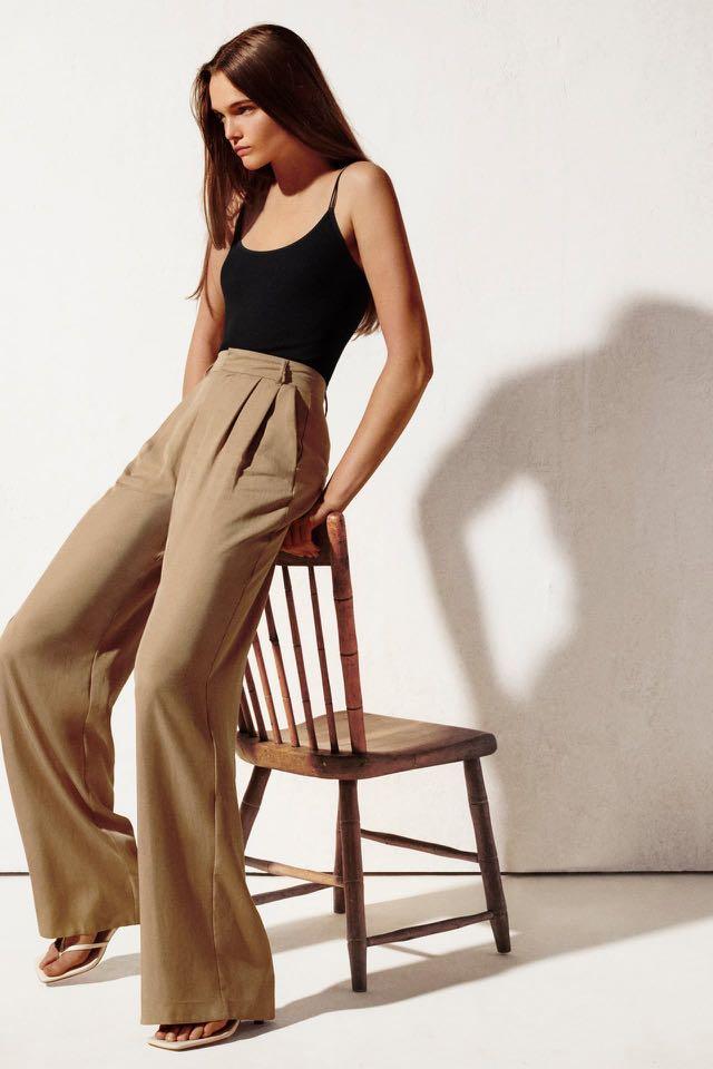 Wide leg zara trousers clearance
