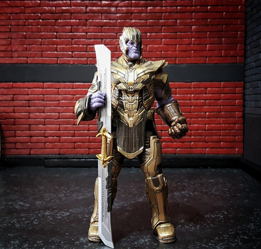 1:12 scale Thanos Sword (Double Blade) (Category: Figurines & Statues) located in Quezon City. Submitted by ravenracca (Listing ID 1172262324, Image 3). Description: Highly Detailed 1:12 scale Thanos Double Blade action figure accessory. Php1000 each *thanos action figure not included 1:12 Prop Shop on FB onetwelvepropshop on IG.