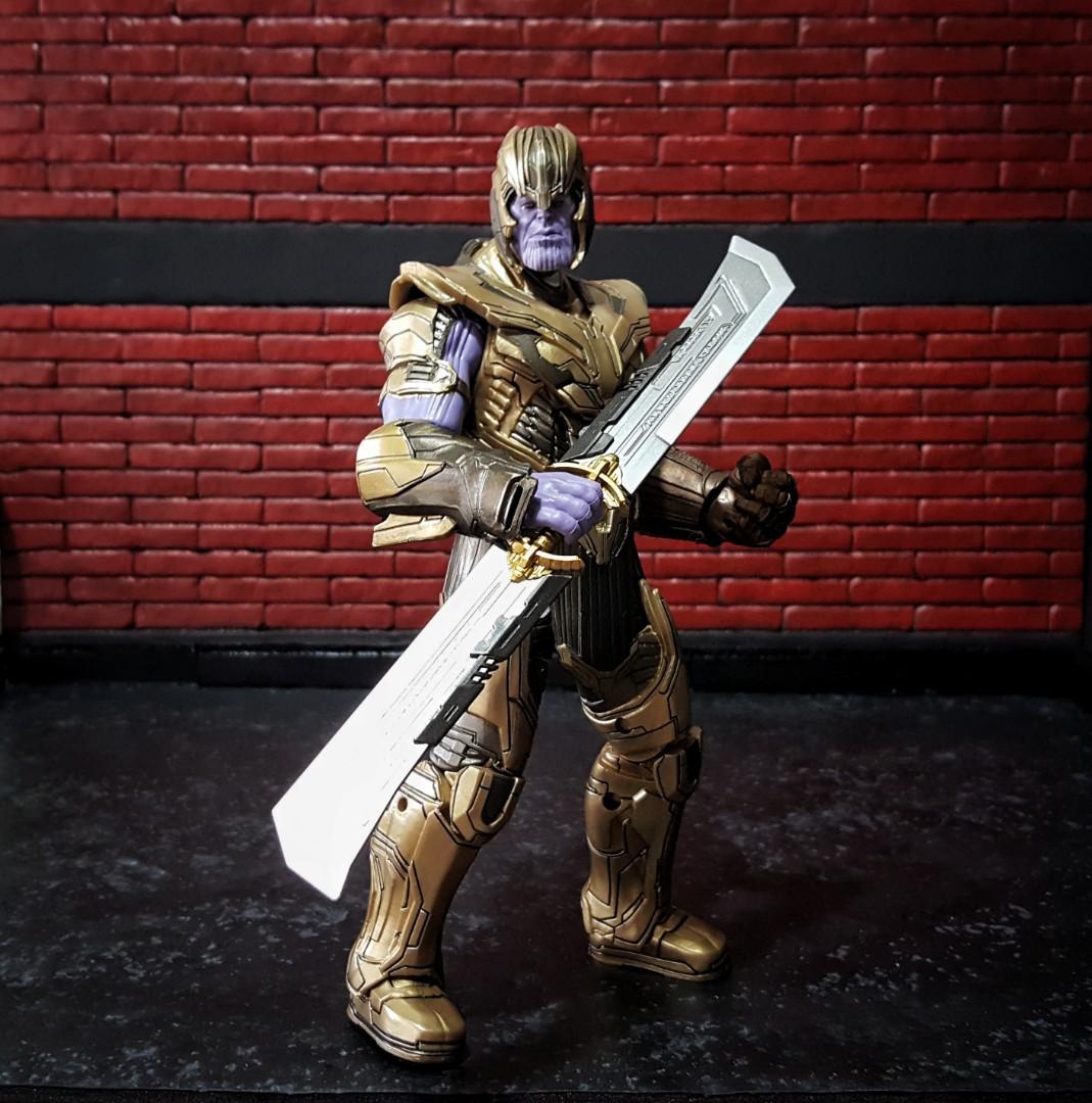 1:12 scale Thanos Sword (Double Blade) (Category: Figurines & Statues) located in Quezon City. Submitted by ravenracca (Listing ID 1172262324, Image 1). Description: Highly Detailed 1:12 scale Thanos Double Blade action figure accessory. Php1000 each *thanos action figure not included 1:12 Prop Shop on FB onetwelvepropshop on IG.