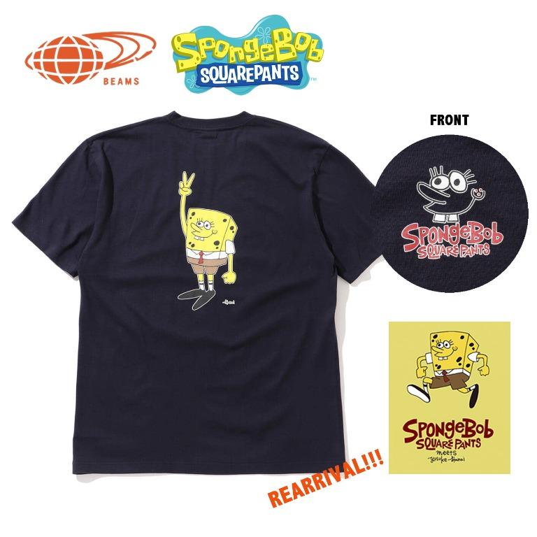 日本直送 日本行貨 1545 Japan Beams X 海綿寶寶spongebob 花井祐介 Spongebob Victory Tee T Shirt 男裝 上身及套裝 T Shirt 恤衫 有領衫 Carousell