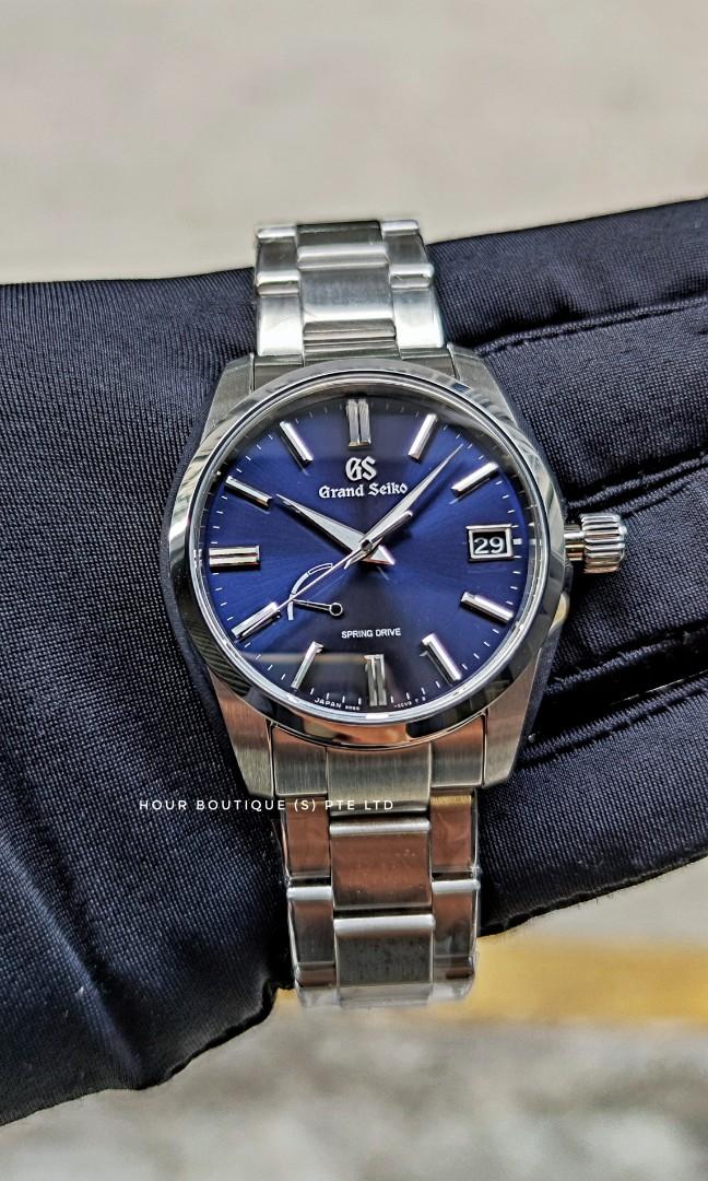 READY STOCK * Grand Seiko Japan Exclusive , MidNight Blue Spring Drive  Men's Dress Watch SBGA439, Luxury, Watches on Carousell