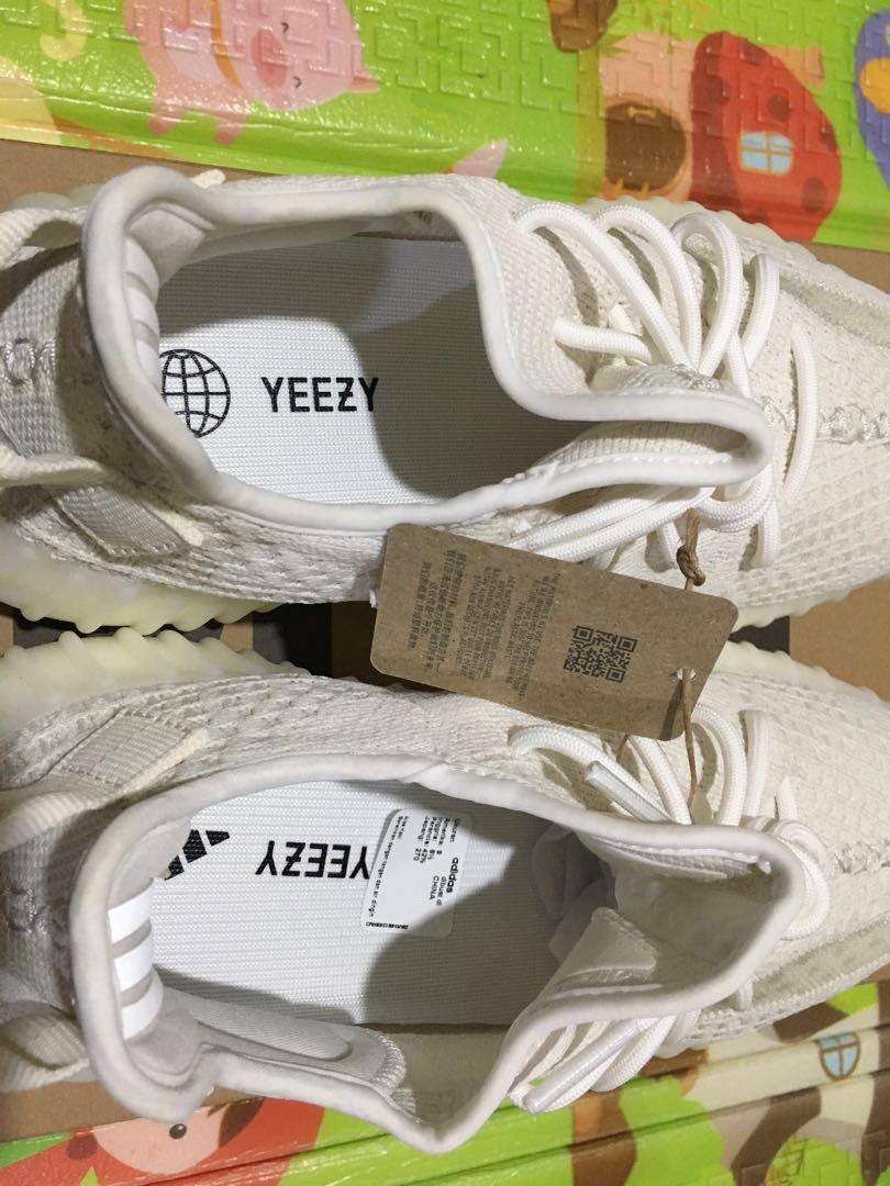 Adidas Yeezy Boost 350 V2 Bone, Fesyen Pria, Sepatu , Sneakers di Carousell