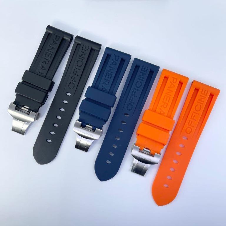 Panerai rubber hotsell strap 22mm