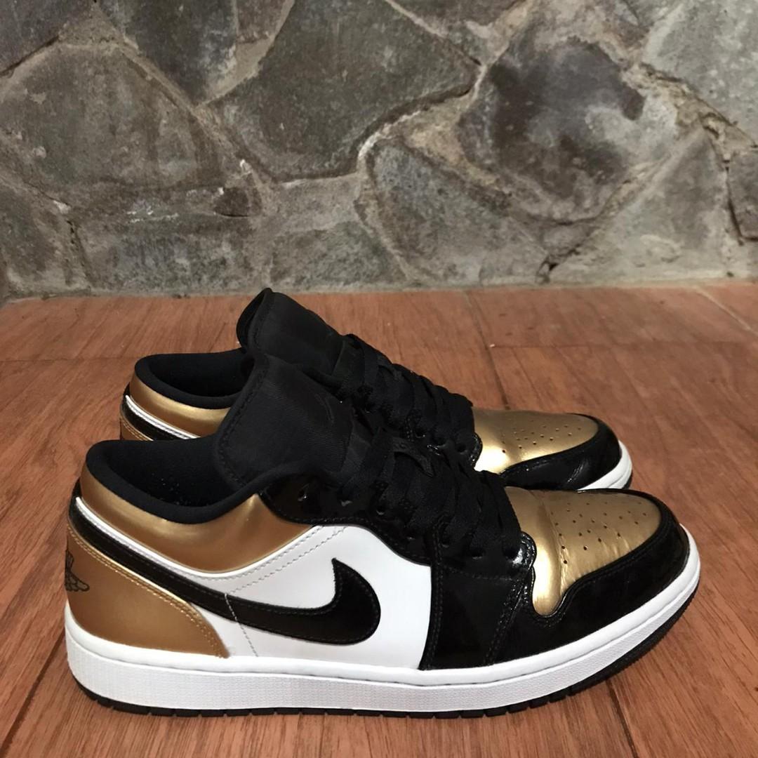 air jordan low 1 gold