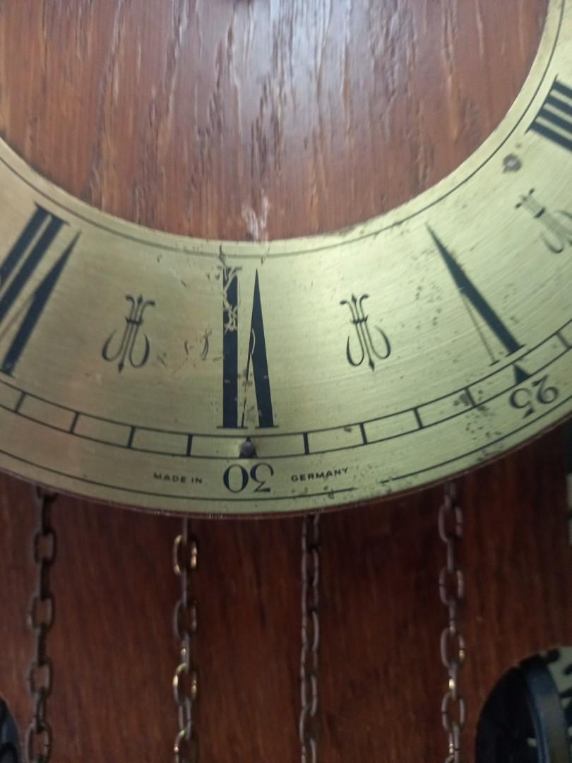 Antique FMS germany wall clock, Hobbies & Toys, Collectibles
