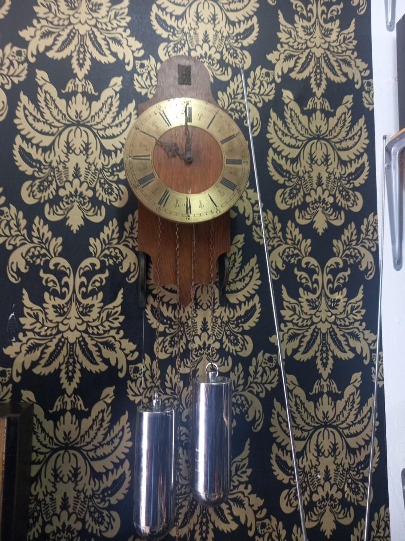 Antique FMS germany wall clock, Hobbies & Toys, Collectibles