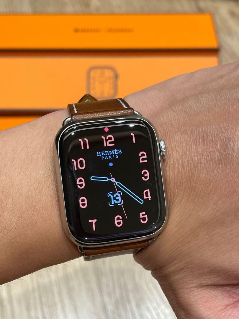 Apple Watch Hermès 有包膜有AppleCare+保固少用極新蝴蝶扣錶帶還能測血氧濃度, 手機及配件, 手機, iPhone,  iPhone 11 系列在旋轉拍賣
