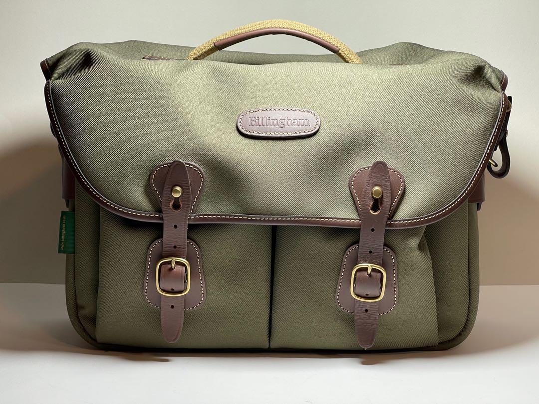 Billingham Hadley One Camera/Laptop Bag - Sage FibreNyte / Chocolate  Leather – Billingham Bags