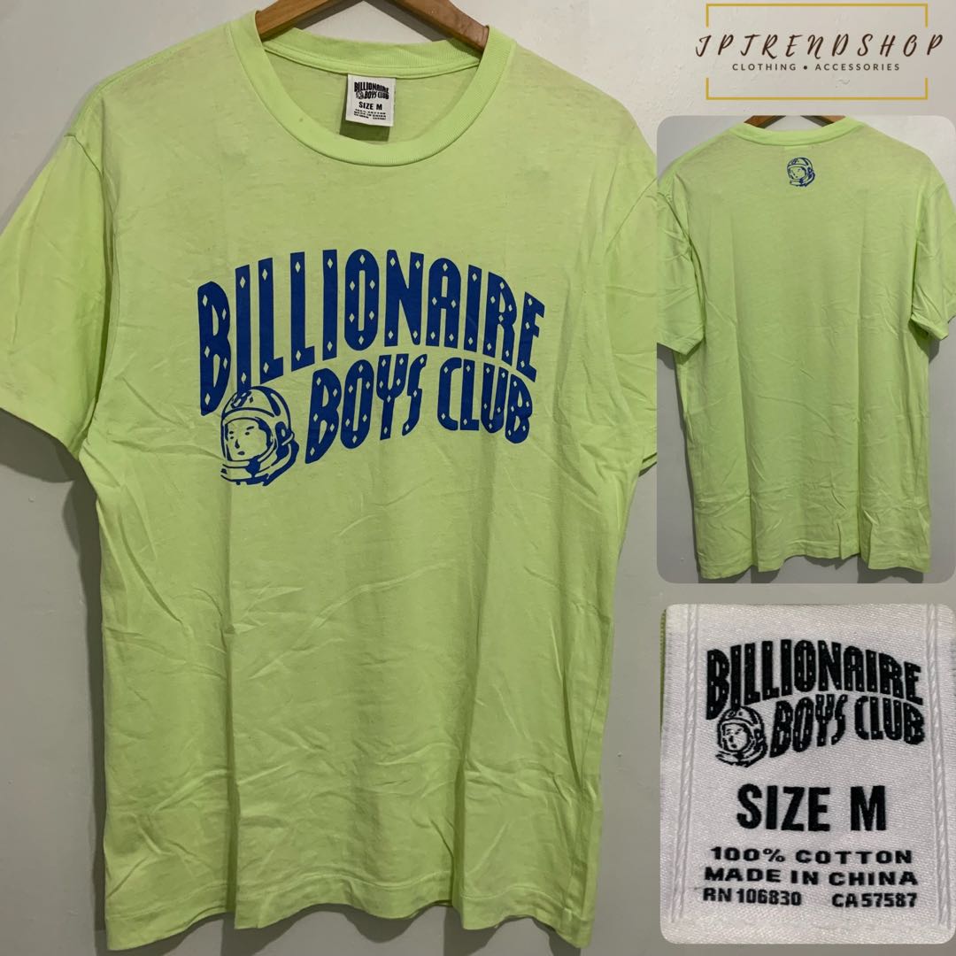 BILLIONAIRE BOYS CLUB BBC ARCH LOGO T SHIRT (Light Green), Men's