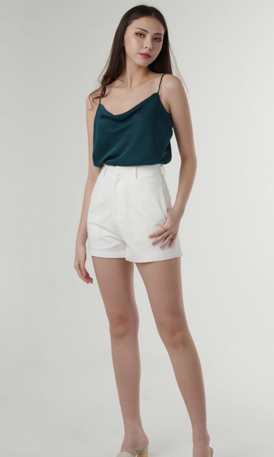 Blair Wears Terrin Shorts in White, Women's Fashion, Bottoms, Shorts on ...