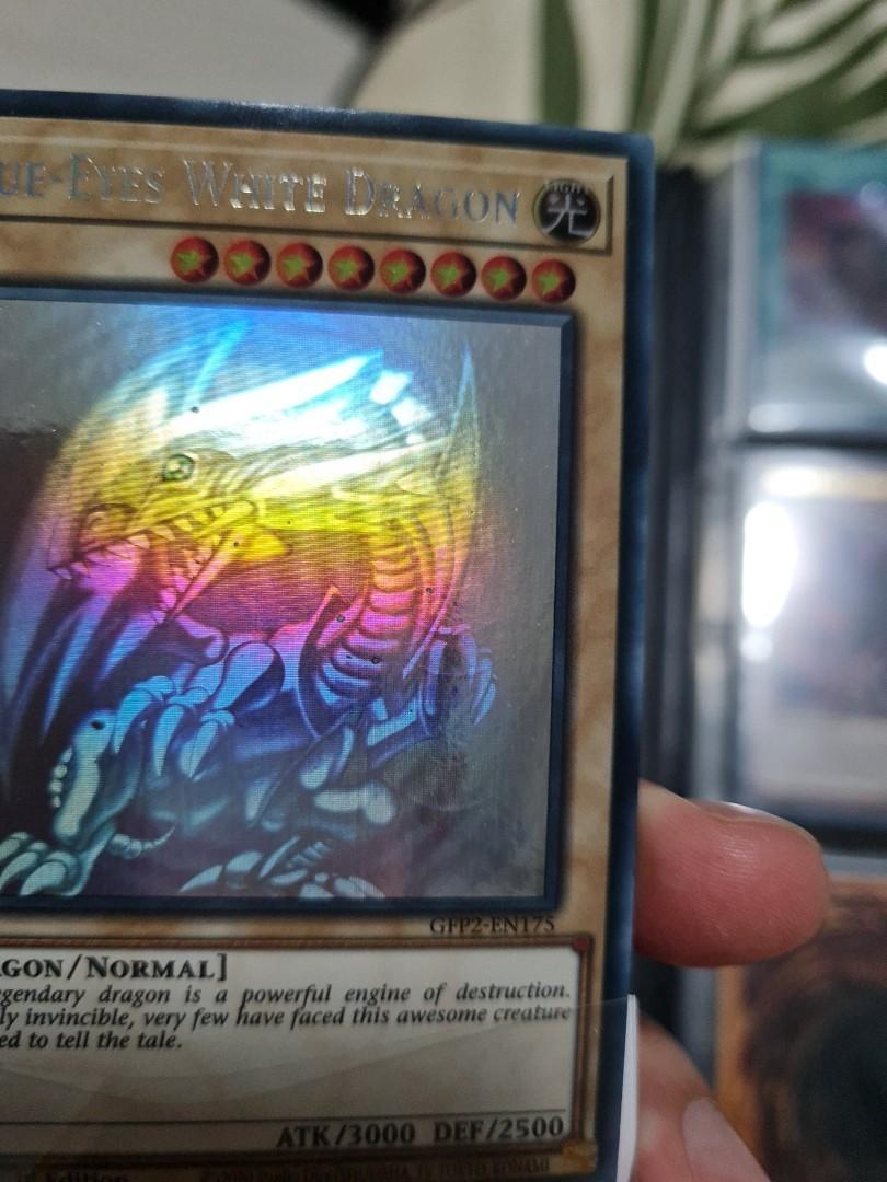 Blue Eyes White Dragon (Ghost Rare), Hobbies & Toys, Toys & Games on