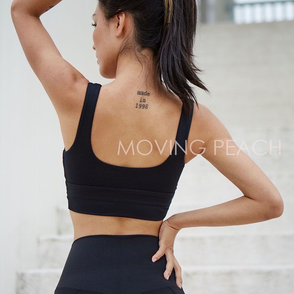 BNWT Moving Peach Sports Bra Padded, Women's Fashion, Activewear on  Carousell