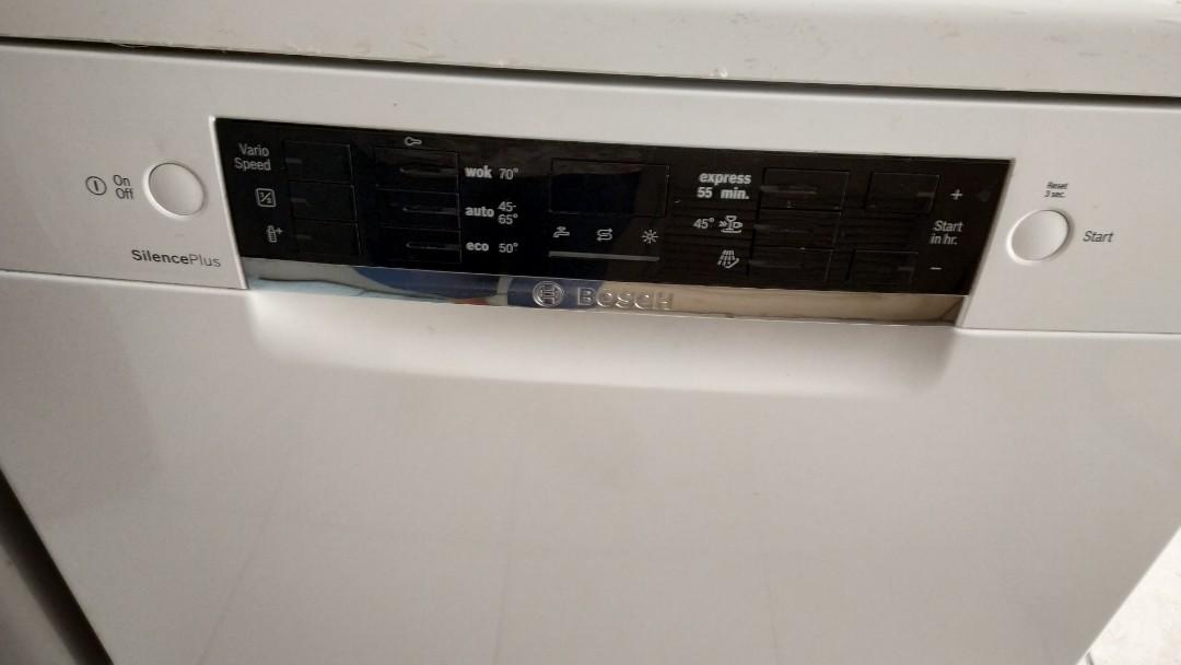 Bosch dishwasher silence plus latest technology with short cycle,less