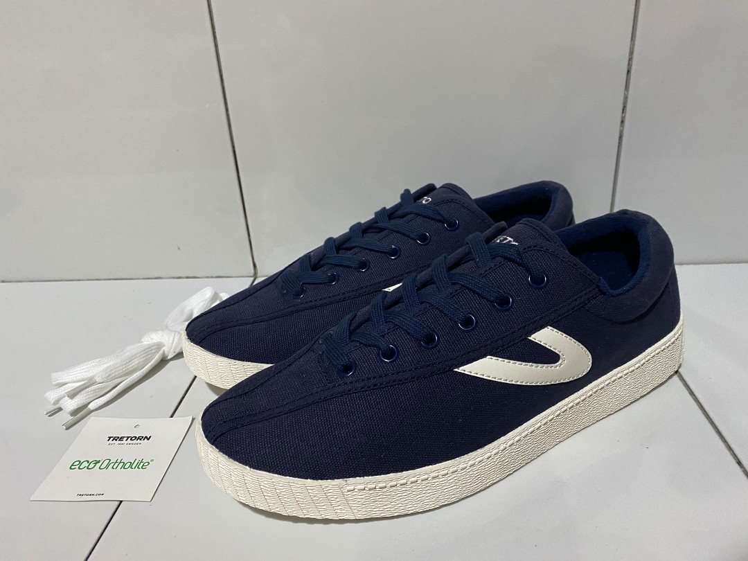 BRAND NEW Tretorn Nylite Plus B Dark Blue Men s Fashion Footwear