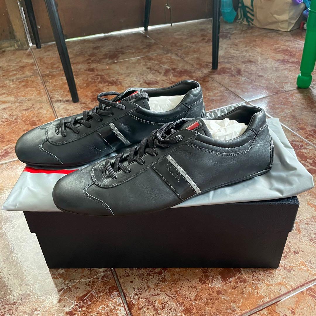 Brandnew Prada Mens Shoes (Category: Sneakers) located in Quezon City. Submitted by ishopagm (Listing ID 1172275785, Image 3). Description: Prada Mens Shoes Original 8 Complete with box and dustbag Purchased from the US.