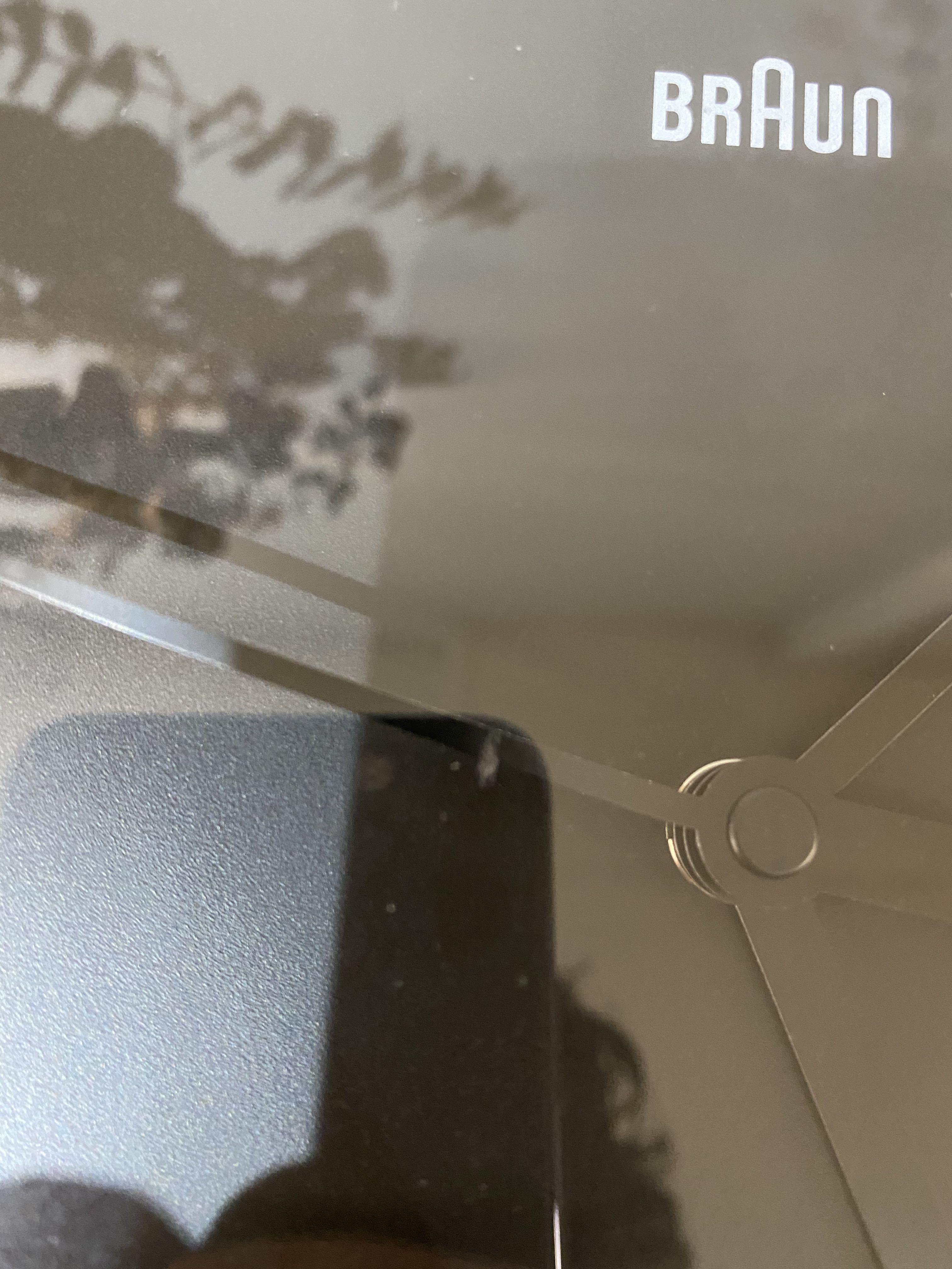 Braun fragment clock, Furniture & Home Living, Home Decor, Clocks on