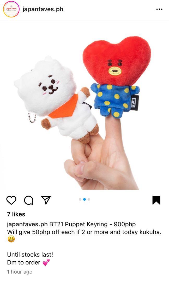 BT21 puppet keyring japan, Hobbies & Toys, Memorabilia & Collectibles