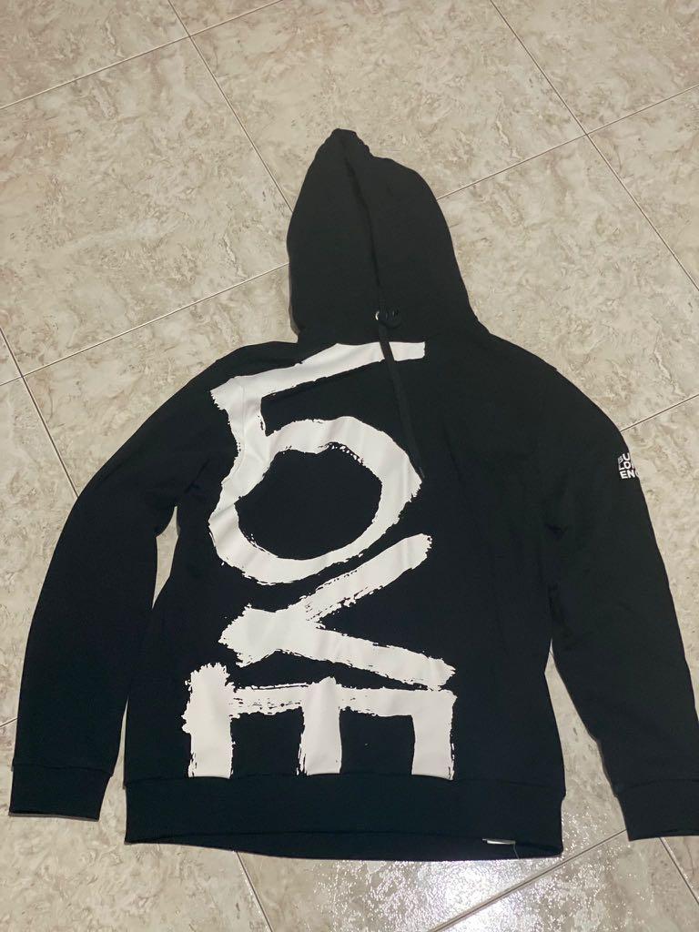 Burberry LOVE print hoodie
