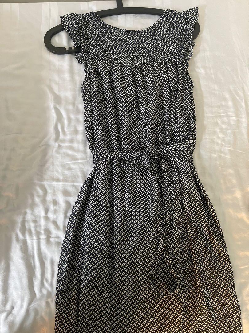 Butterfly Navy Dress, Women's Fashion, Dresses & Sets, Dresses on Carousell