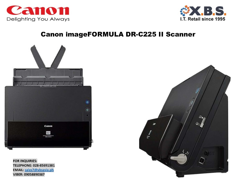 Canon imageFORMULA DRC225 II Scanner, Computers & Tech, Printers