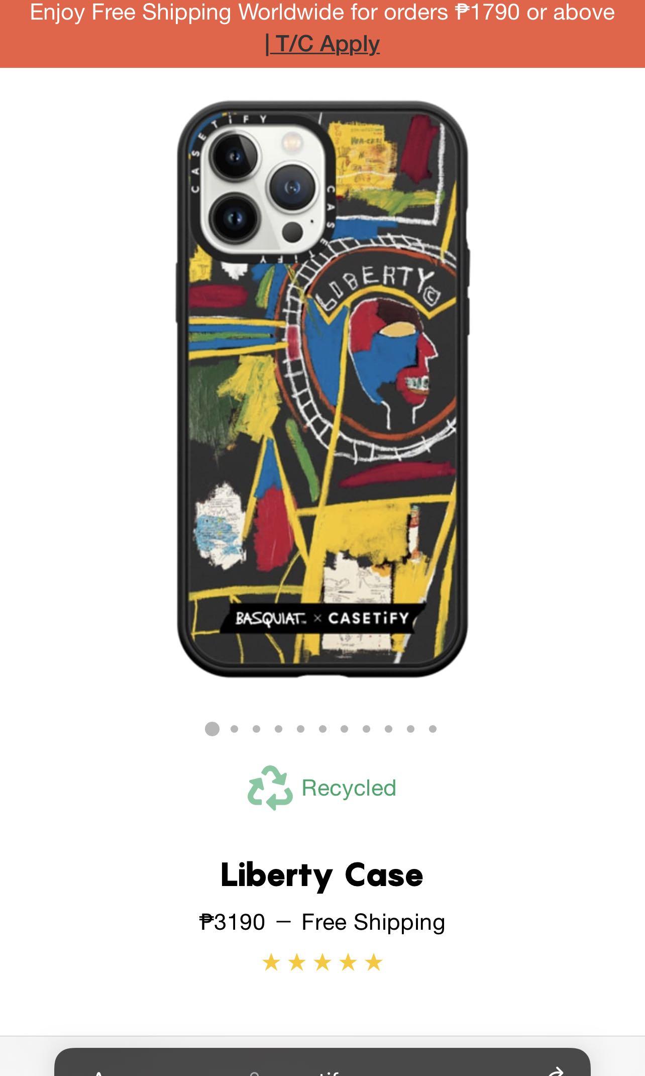 Casetify Basquiat iPhone 13 Max Pro