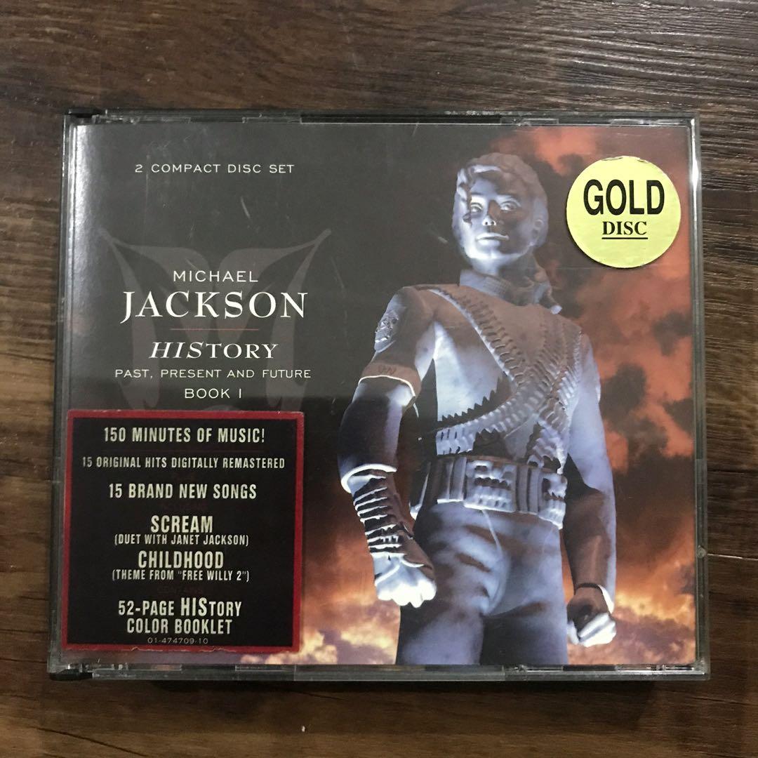 Cd Michael Jackson History Gold Disc Hobbies Toys Music Media Cds Dvds On Carousell