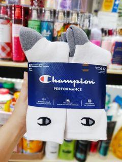Champion Men’s Crew Socks White 8-Pair