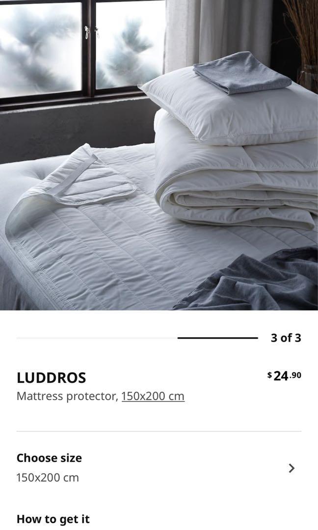 LUDDROS Mattress protector, Twin - IKEA
