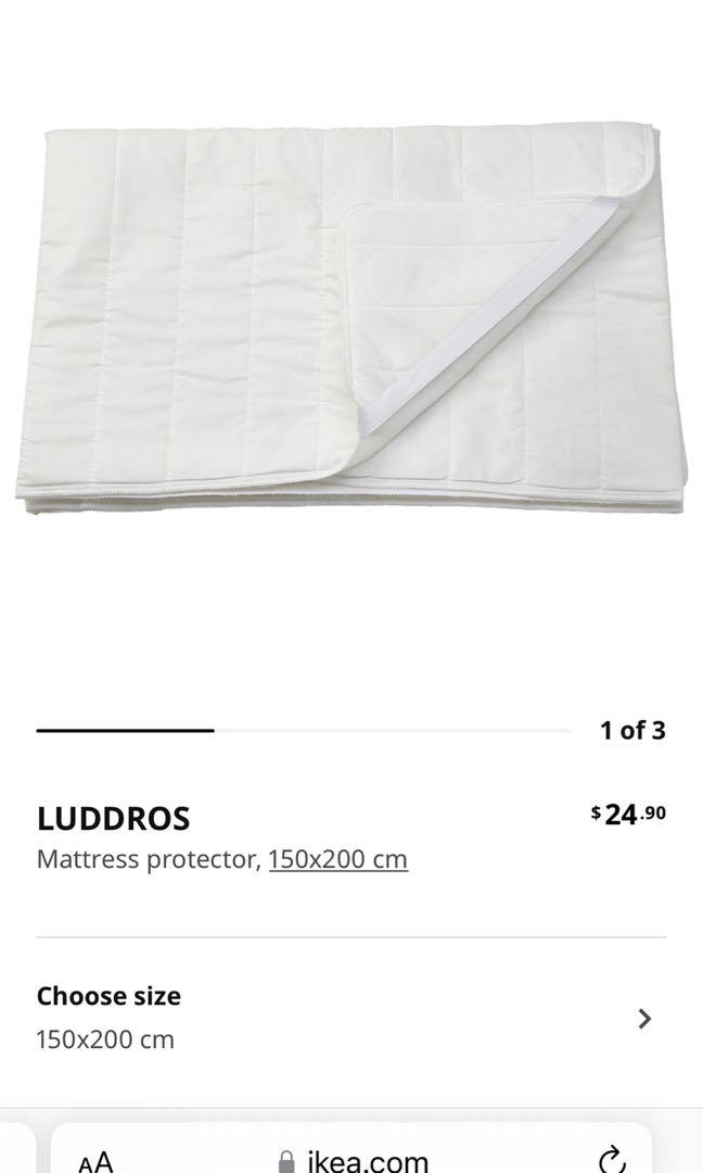 LUDDROS Mattress protector, Twin - IKEA